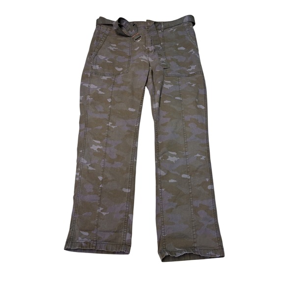 Anthropologie Pants - Anthropologie The Wanderer Camo Wide Leg Utility Pants Green Grey Womens 31X27